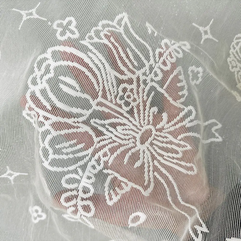 Outdoor Tischdecke transparent, quadratisch mit Tulpenmuster – Bild 4