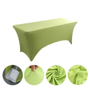 Tischdecke Grün eng anliegend für rechteckige Tische – Grün – Limette