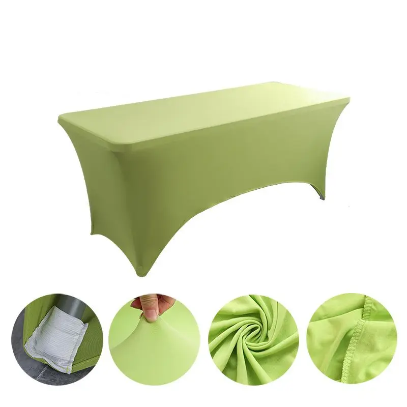 Tischdecke Grün eng anliegend für rechteckige Tische – Grün – Limette